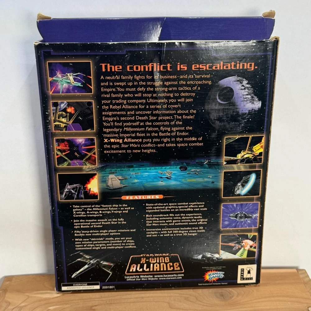 Star Wars: X-Wing Alliance Big Box (PC, 1999) LucasArts